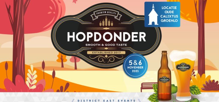 Reserveer hier voor Hopdonder 5 & 6 november!
